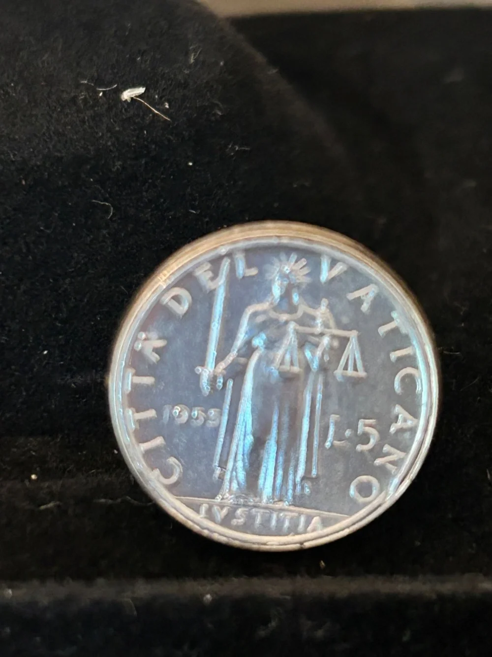 Vintage Silver Cuff Links From the Vatican